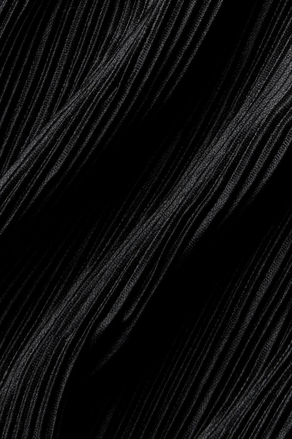 Cropped Micro Plisse Jacket - Black