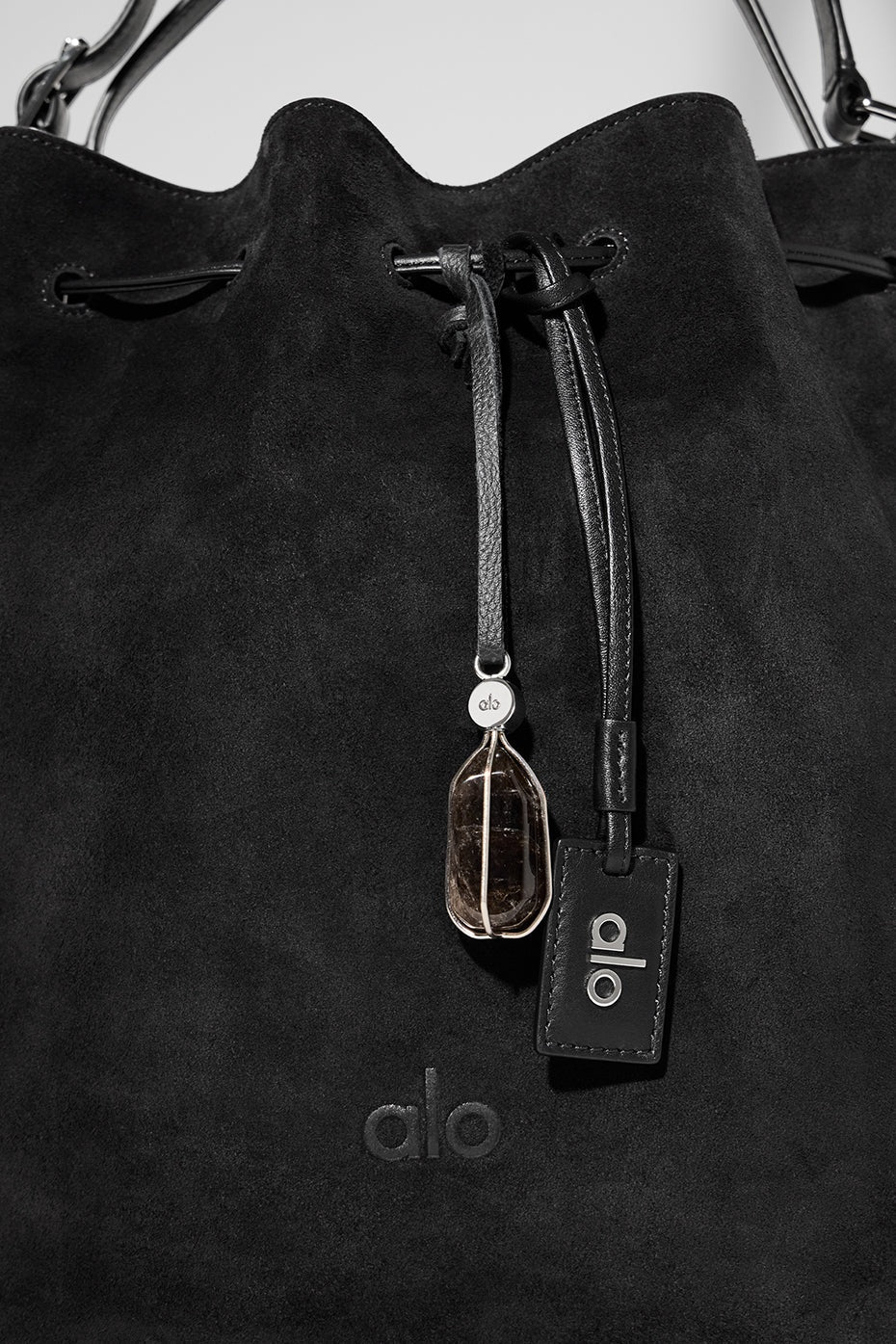 ALO Balance Bucket - Black Suede