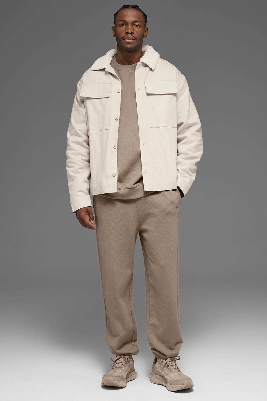 Canvas Utility Shacket - Bone