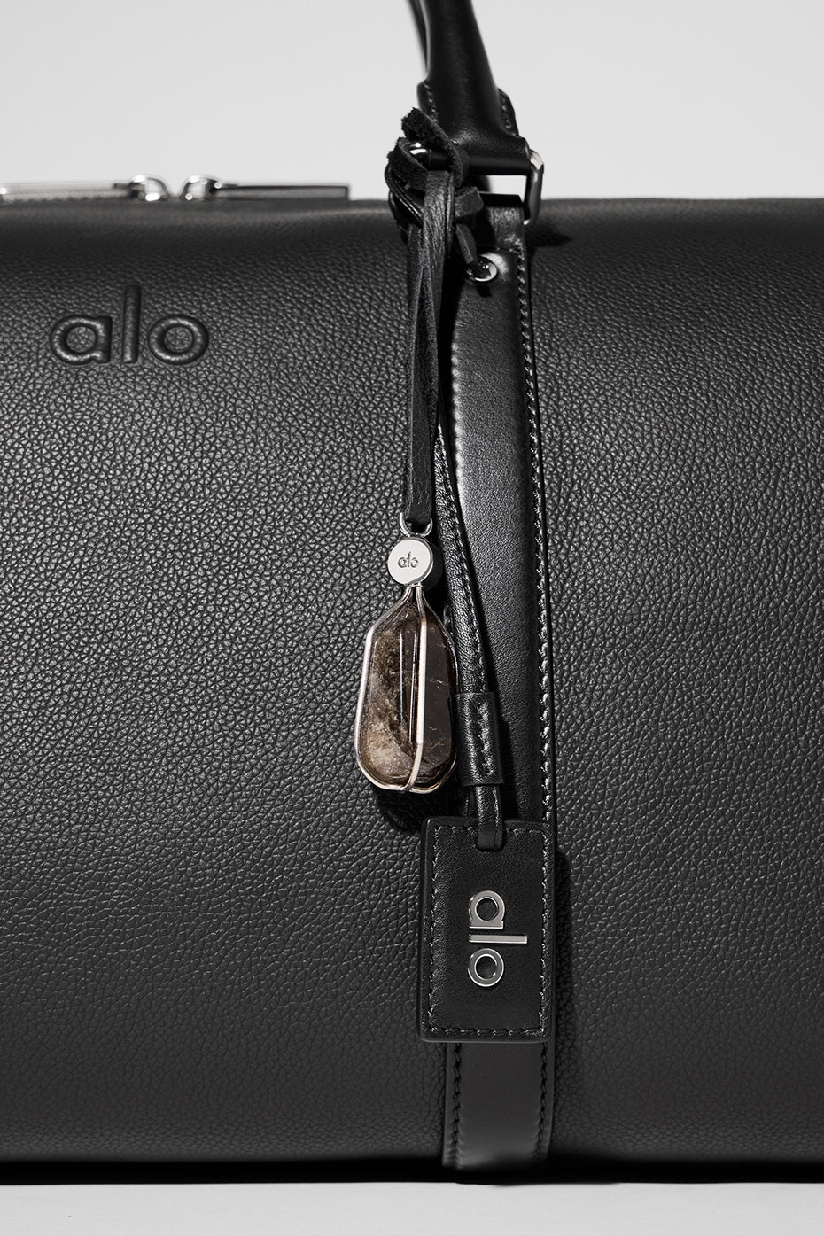 ALO Voyage Duffle - Black Leather