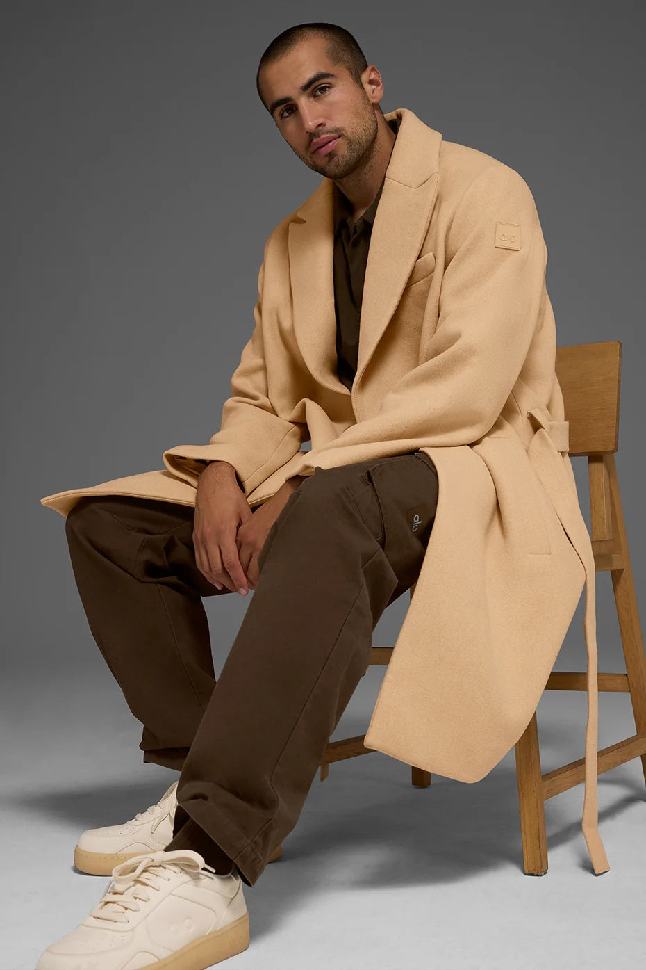 Wool Gameday Overcoat - Camel