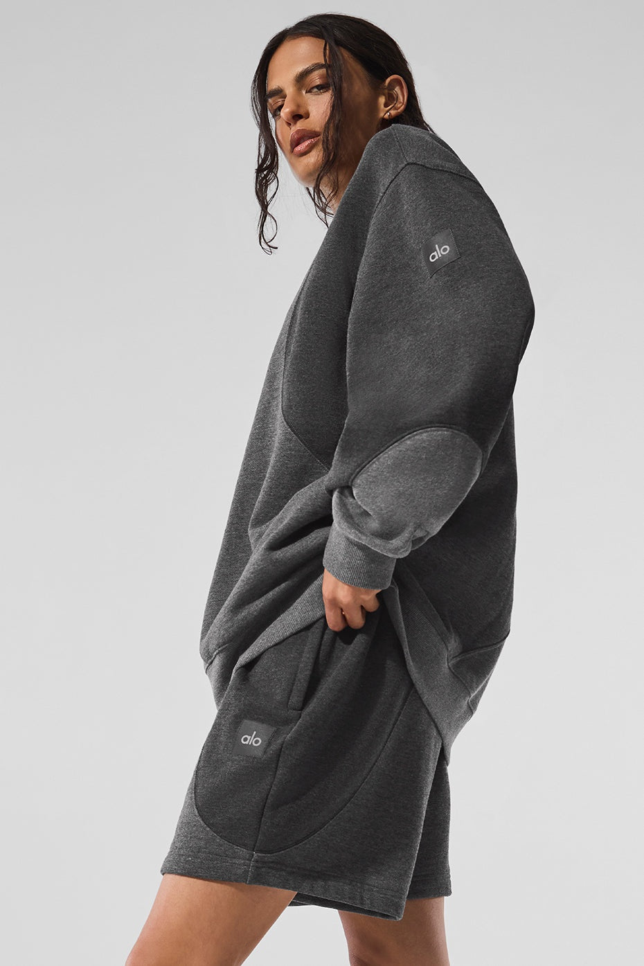 7" Make Waves Short - Dark Heather Grey Tonal