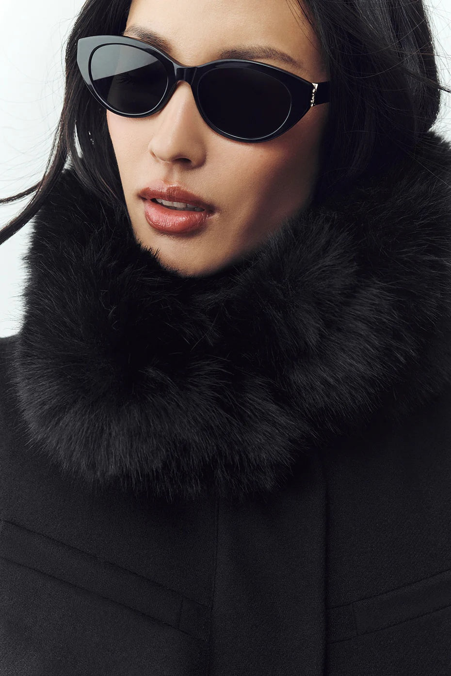 Wool Blend Bunny Slope Jacket - Black