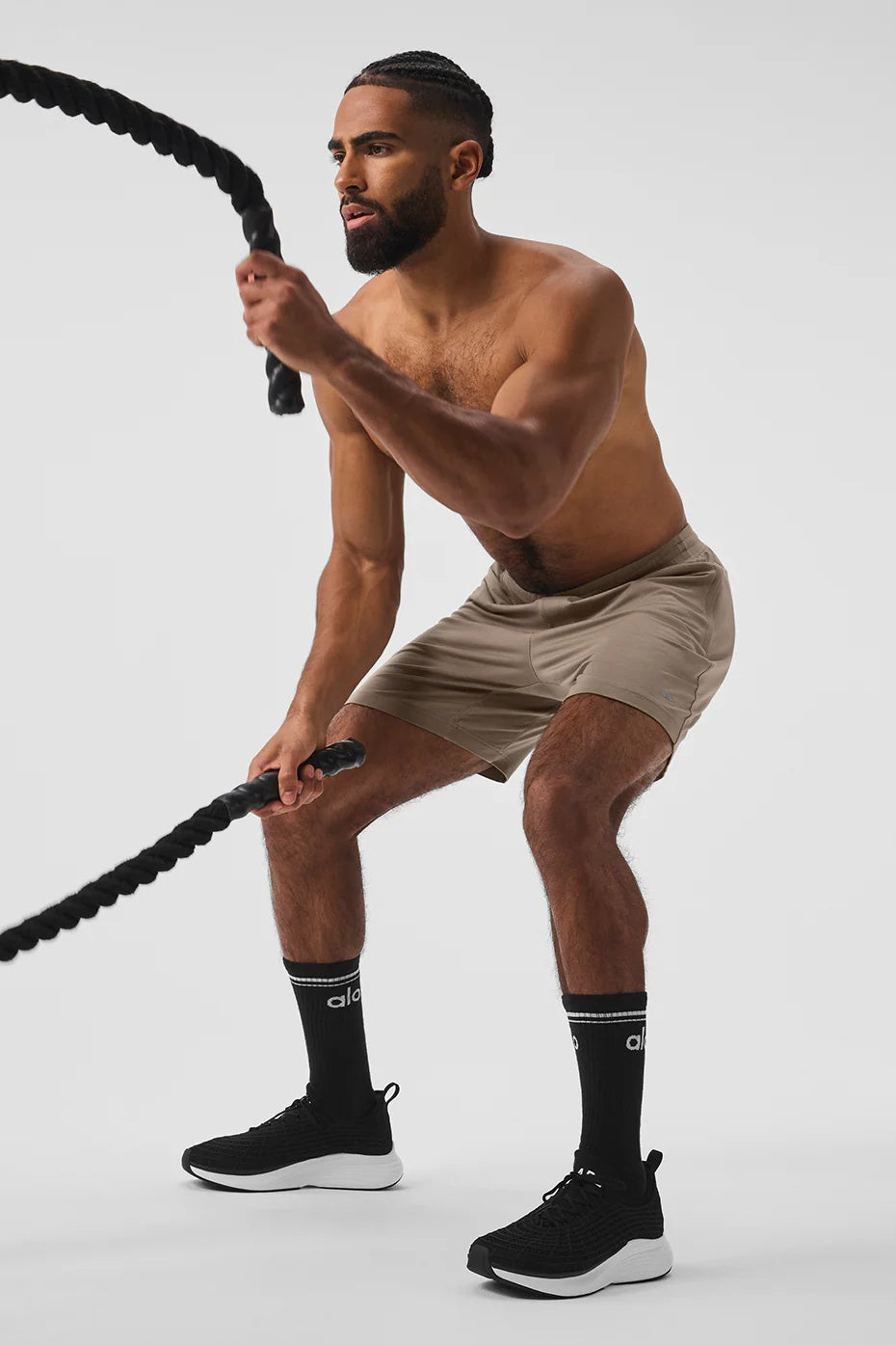 7" Conquer React Performance Short - Gravel