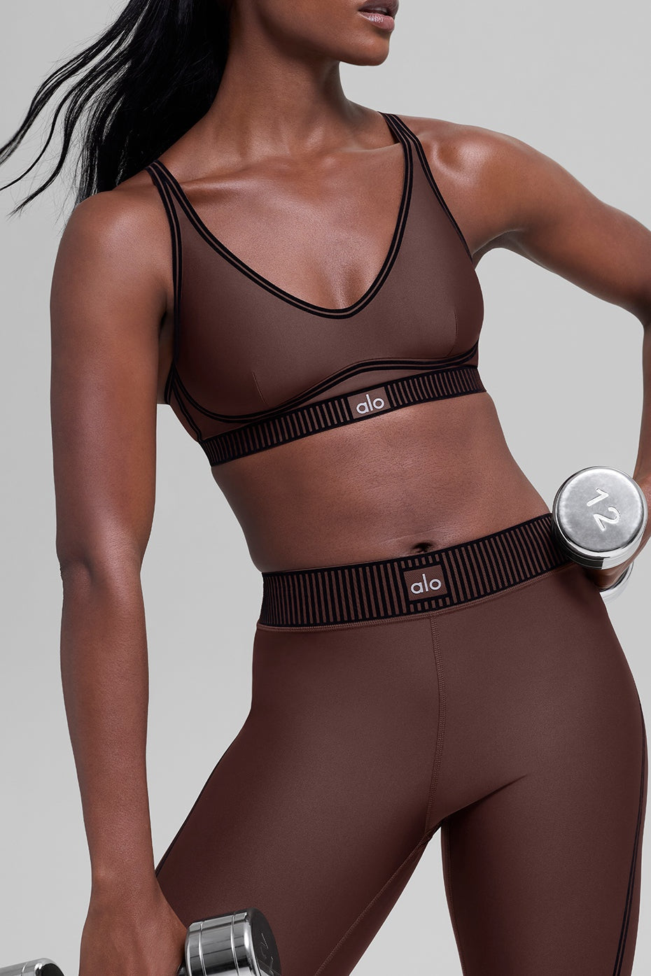 Airlift Line Up Bra - Brownstone