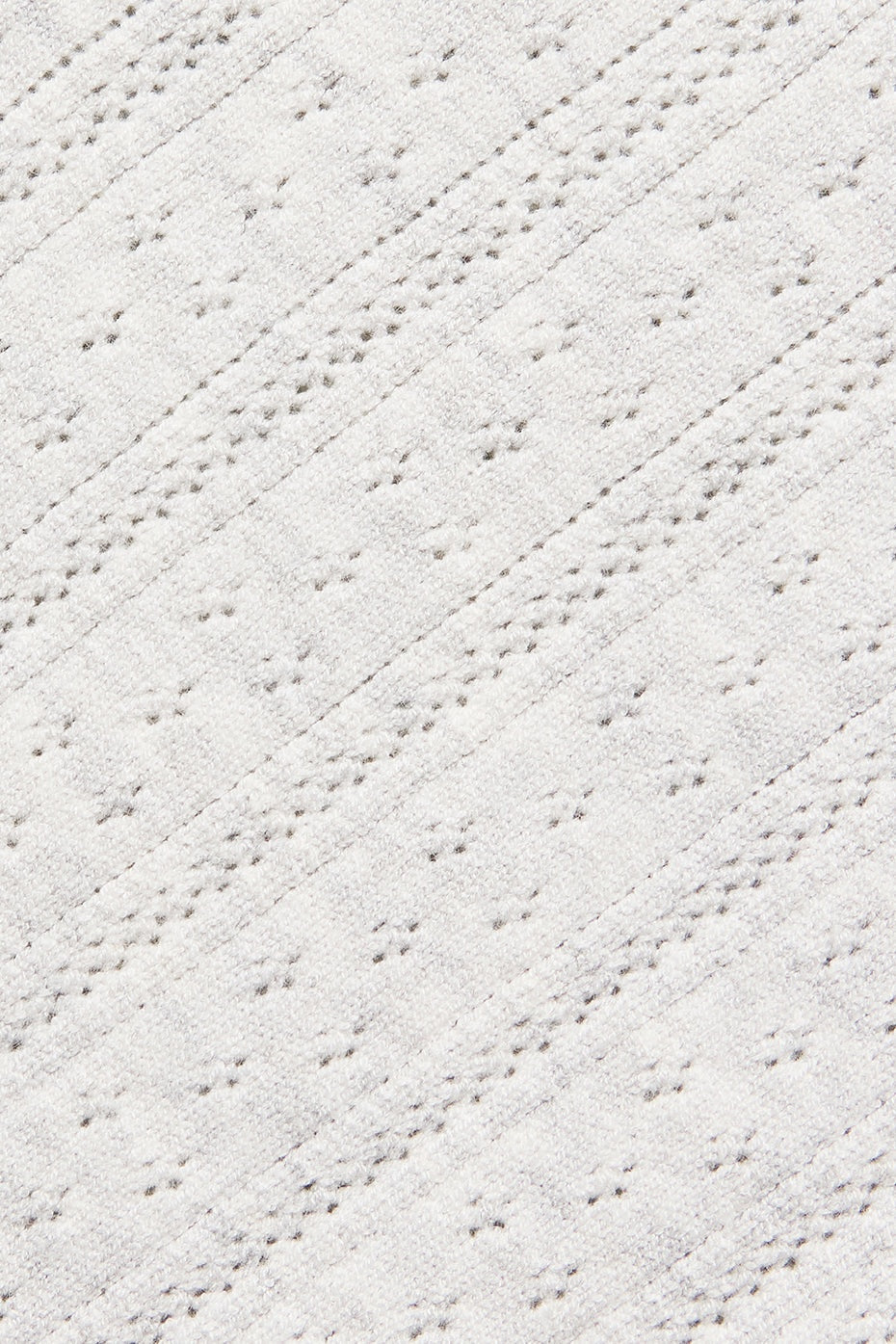 Pointelle Sweater Be Mine Cardigan - Light Grey Heather