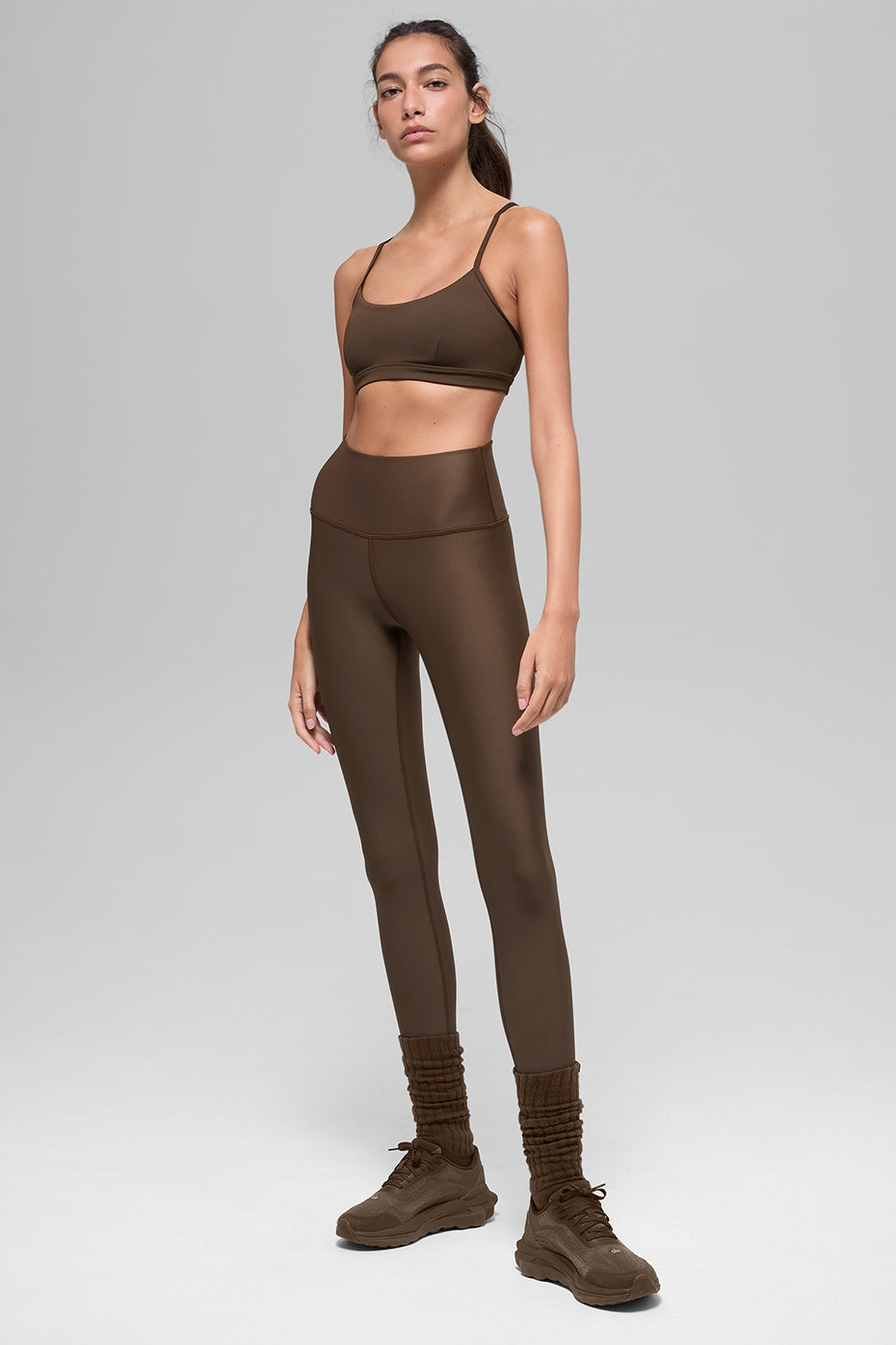Airlift Winter Warm High-Waist Legging - Espresso