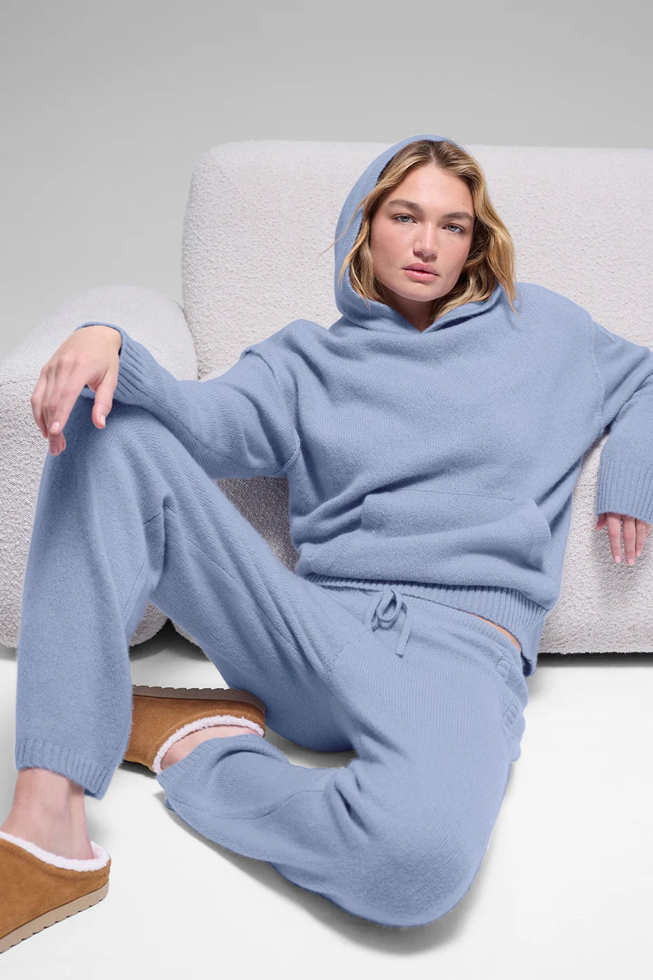 Wool Cashmere New Class Hoodie - Winter Frost