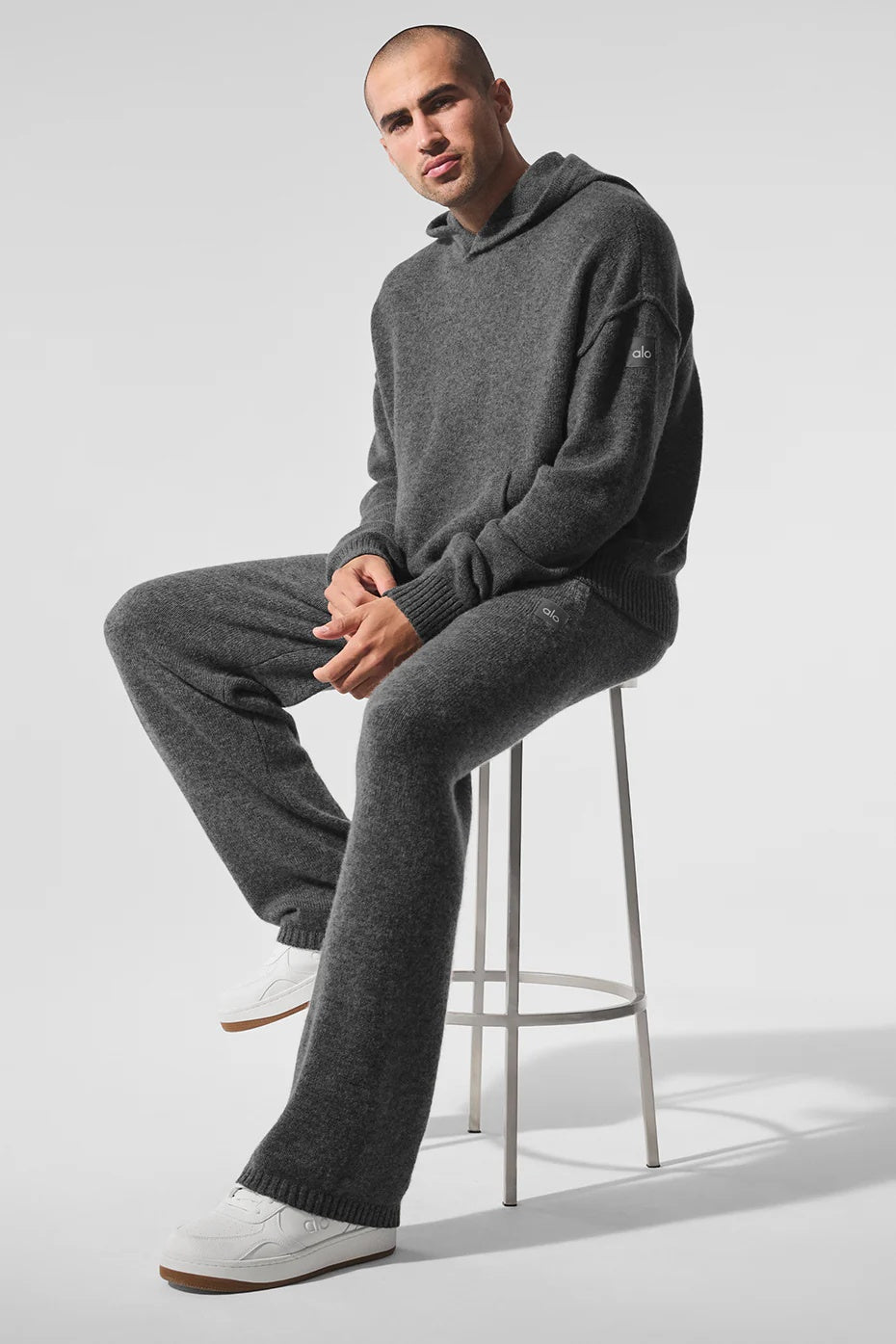Wool Cashmere New Class Sweatpant - Platinum Grey