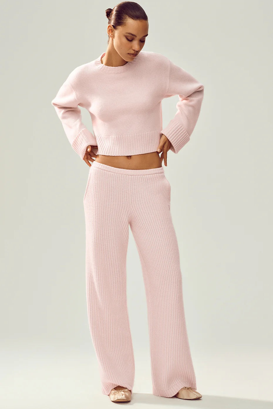 Cashmere Embrace Pullover - Frosted Pink