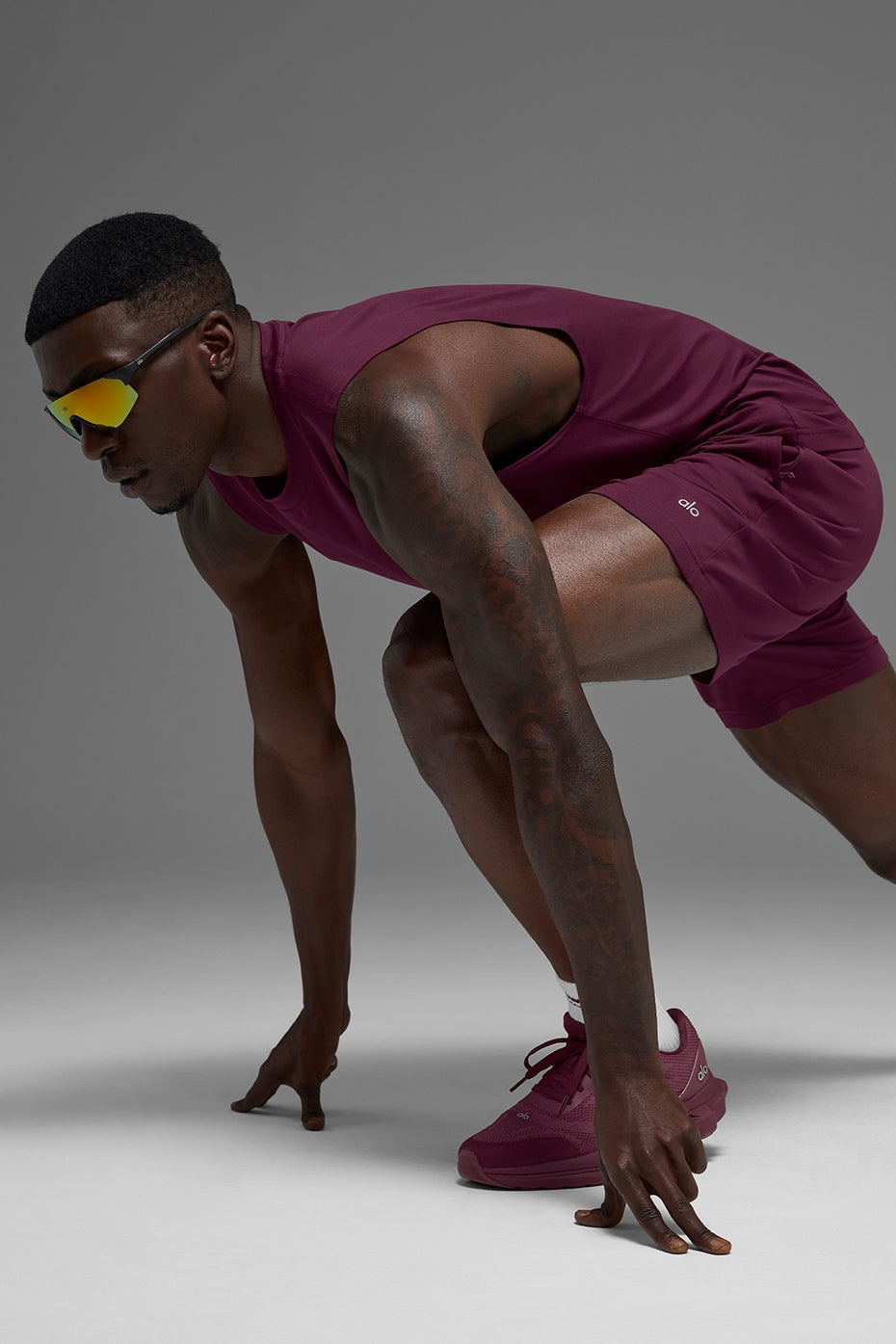 Conquer Muscle Tank - Burgundy