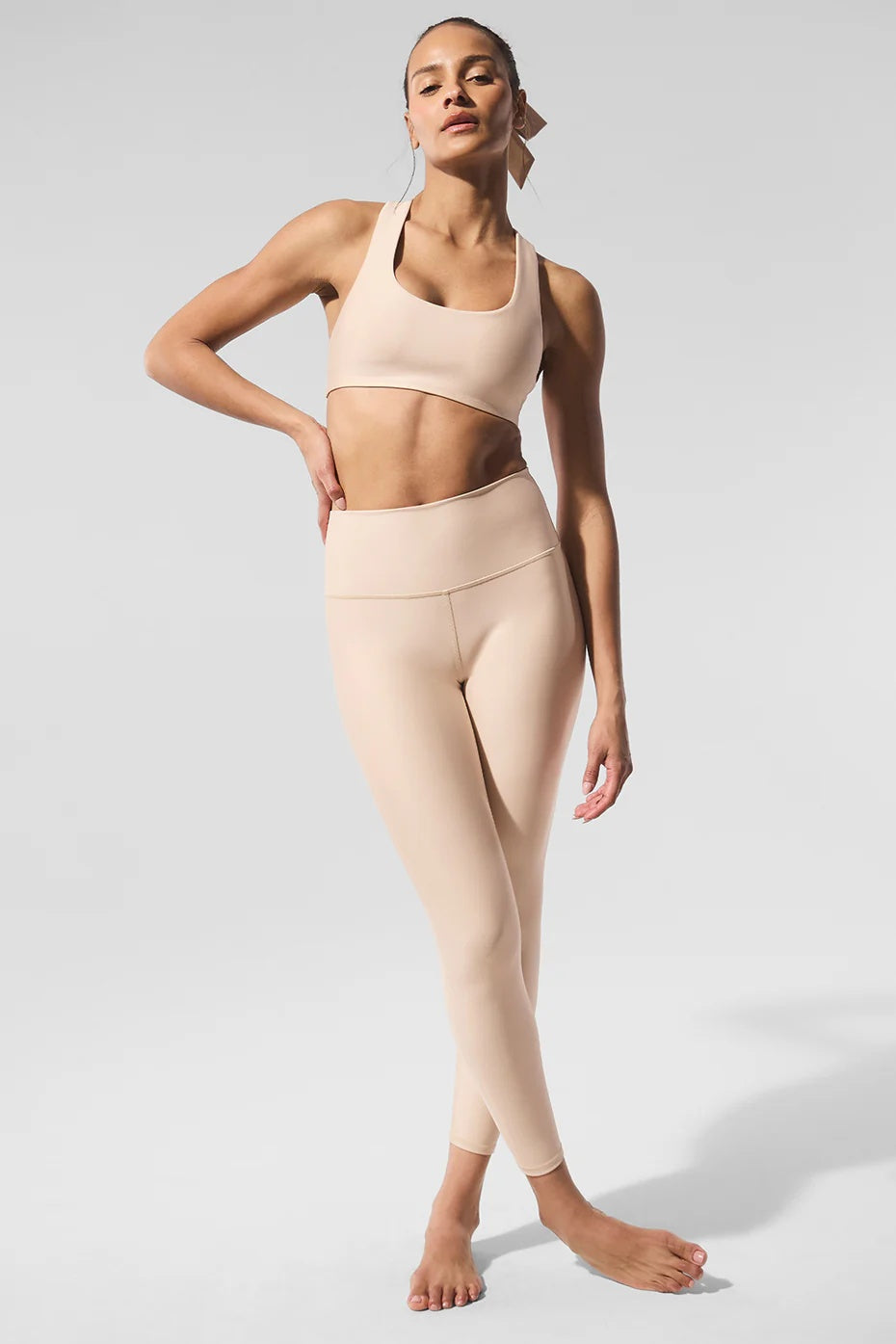 Airlift Advantage Racerback Bra - Macadamia