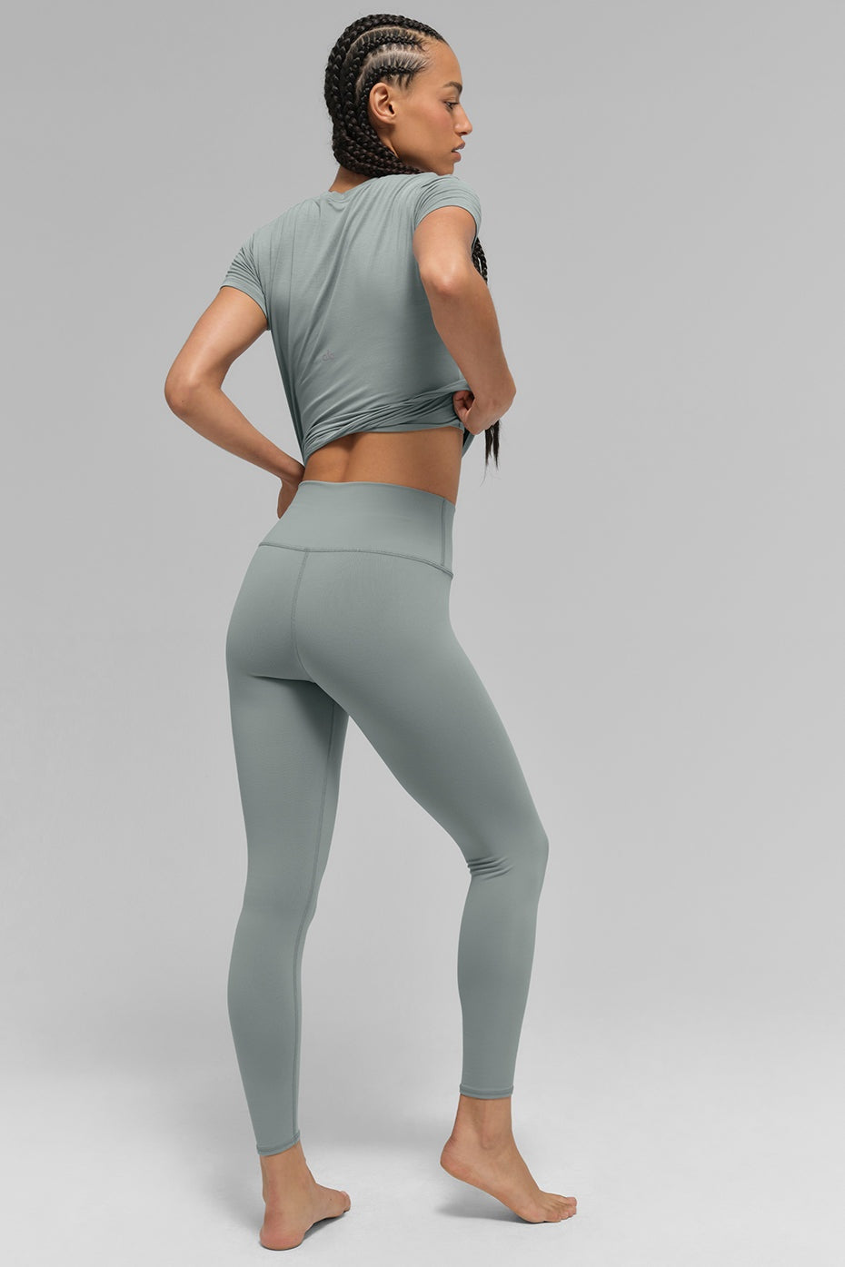 7/8 High-Waist Airbrush Legging - Lunar Grey