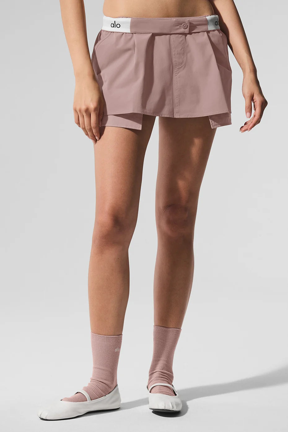 Flip It Mini Skort - Taupe