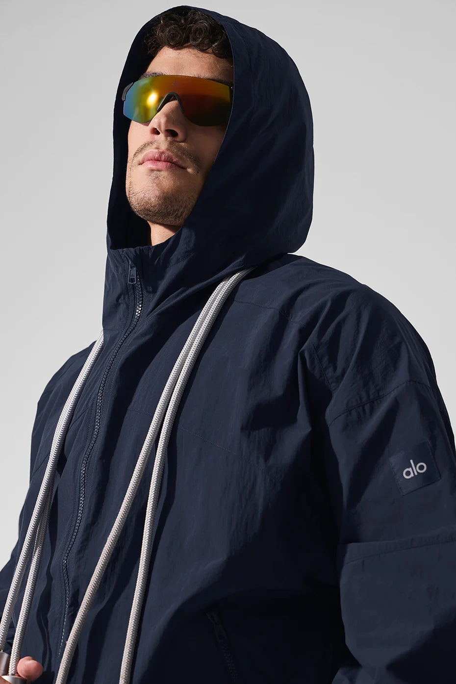 Vantage Nylon Ripstop Track Jacket - Navy