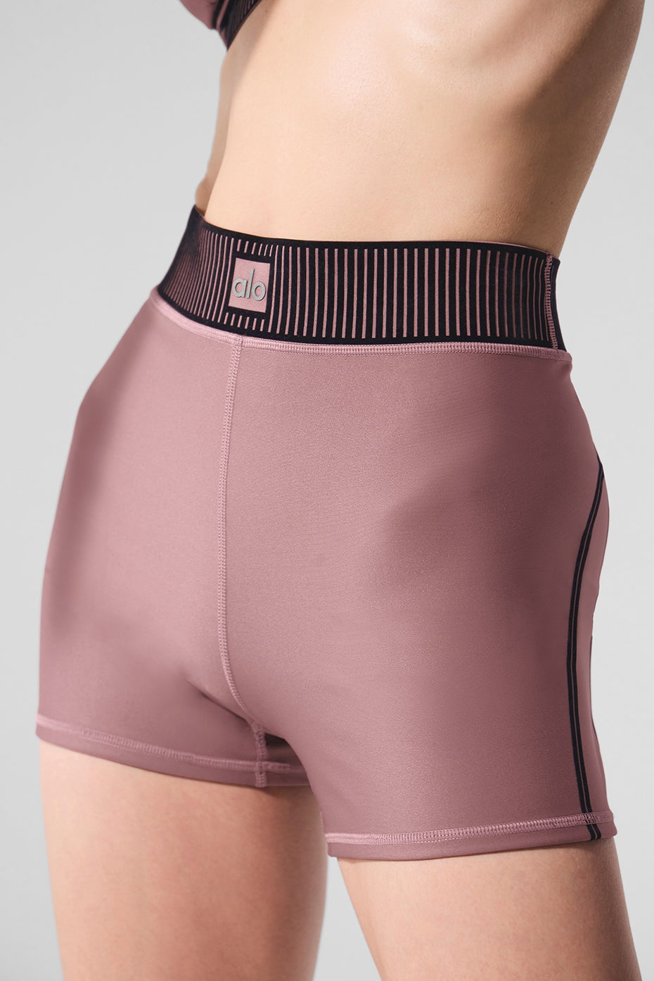 Airlift High-Waist Line Up Short - Smoky Quartz