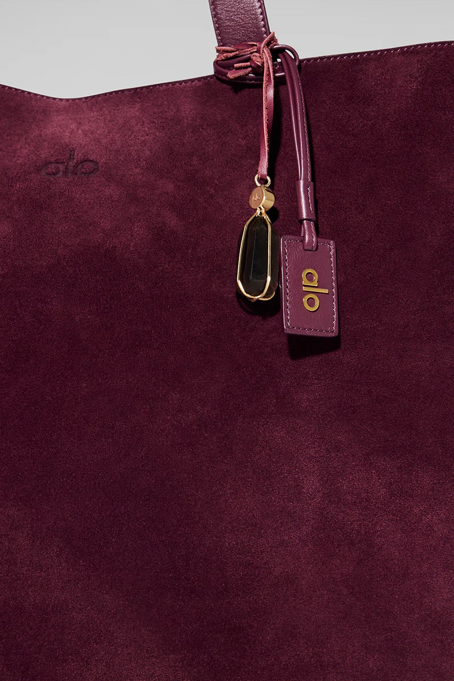 ALO Tranquility Tote - Bordeaux Suede