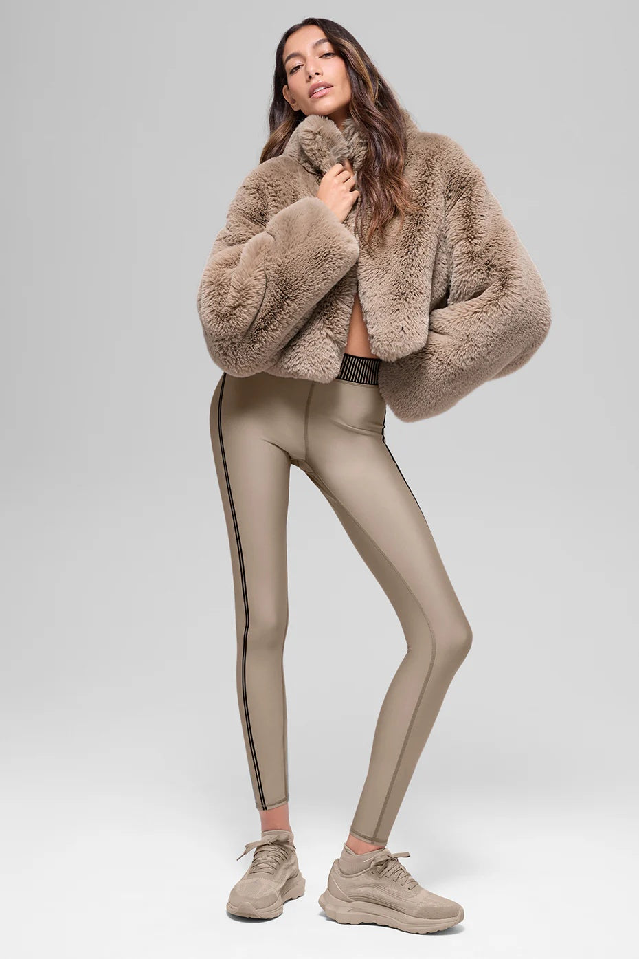 Faux Fur Allure Jacket - Oat