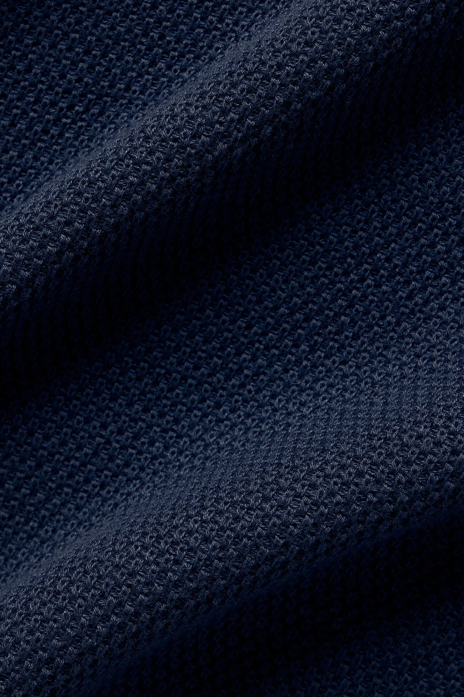 Sports Club Sweater Knit Hoodie - Navy