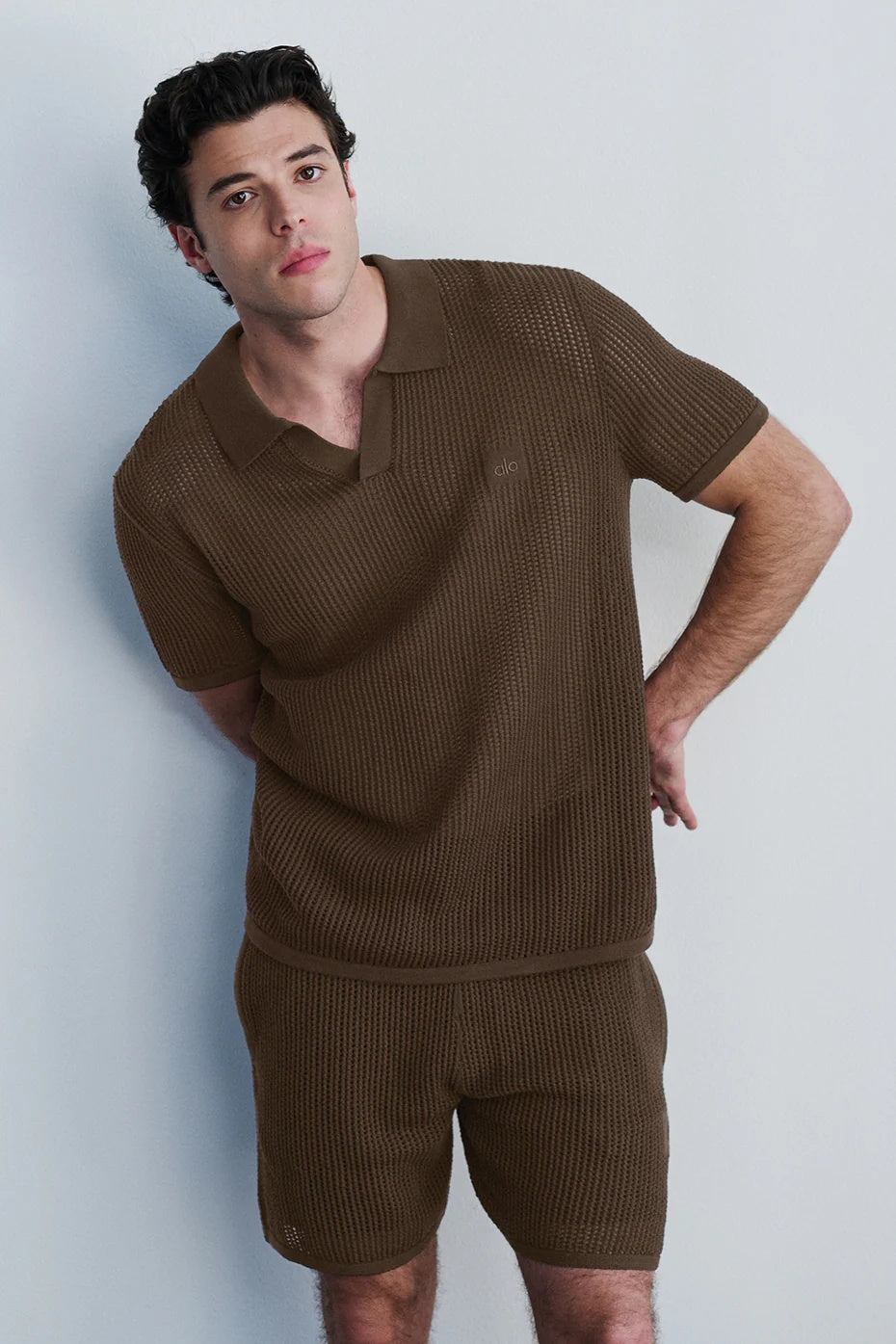 Open-Knit Short - Espresso