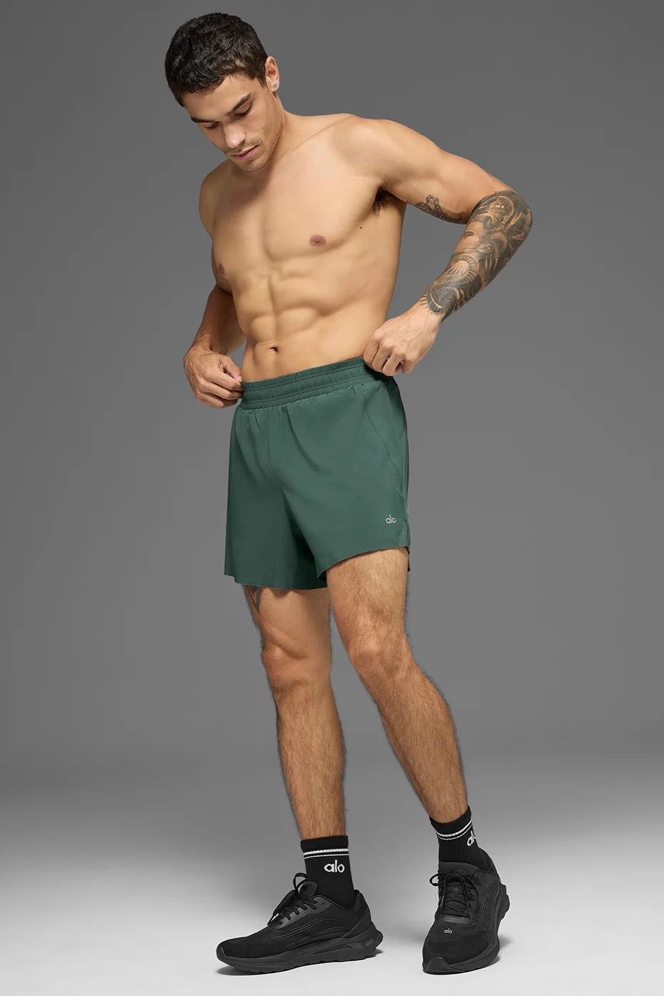 5" Adapt Running Short - Clover Green