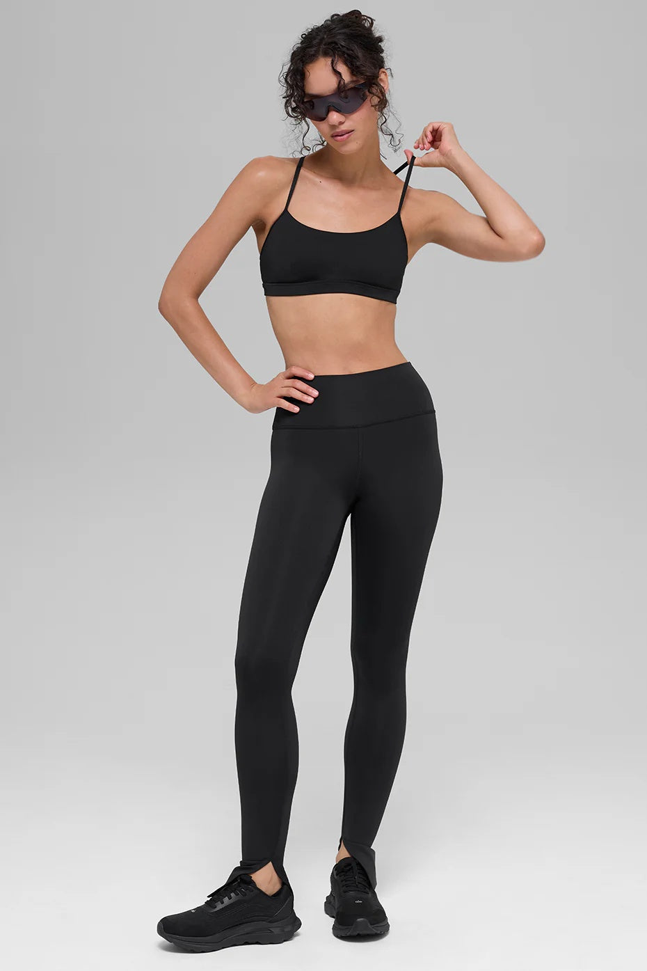 Airlift High-Waist Elongated Legging - Black