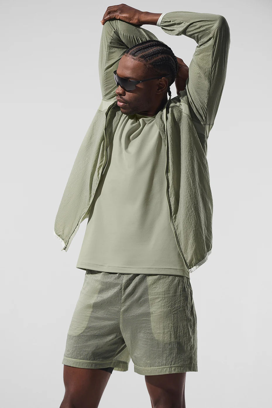 5" Game Time Ripstop 2-In-1 Short - Limestone/Black