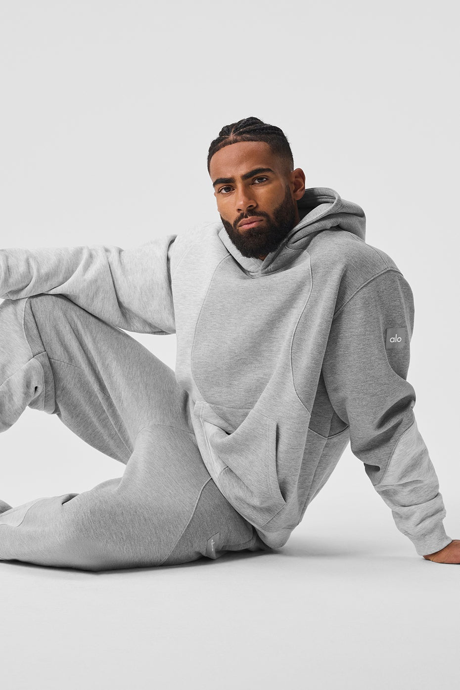 Make Waves Hoodie - Athletic Heather Grey Tonal