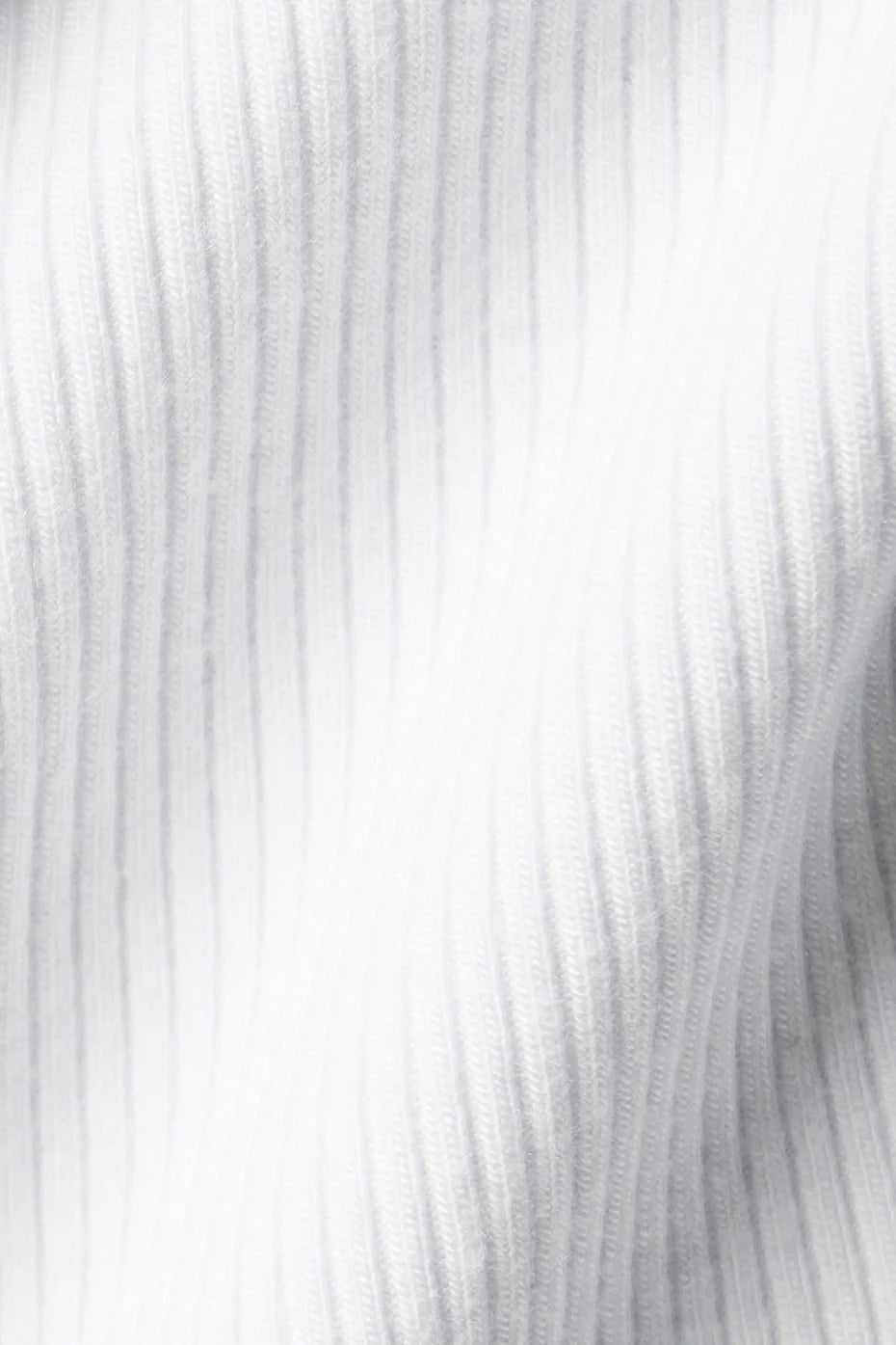 Ribbed Prosper Tank - White