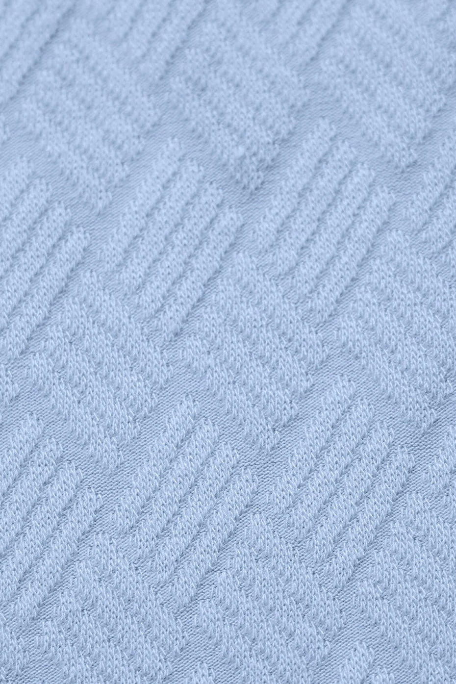 Cropped Doubles Only Full Zip Jacket - Seashell Blue